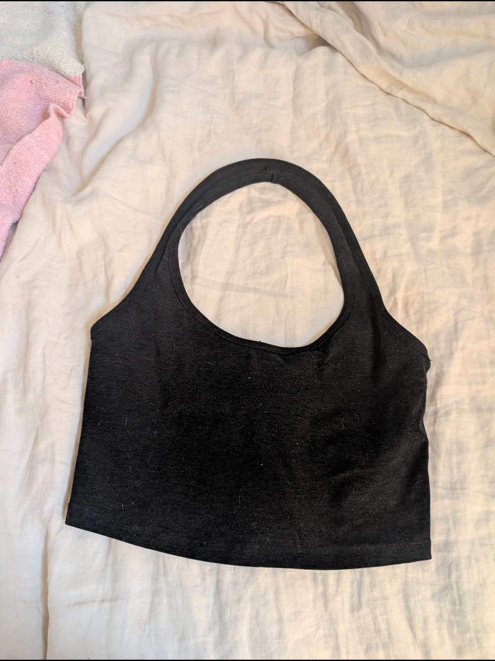 Beyond Yoga Black Halter Scoop Tank Top
